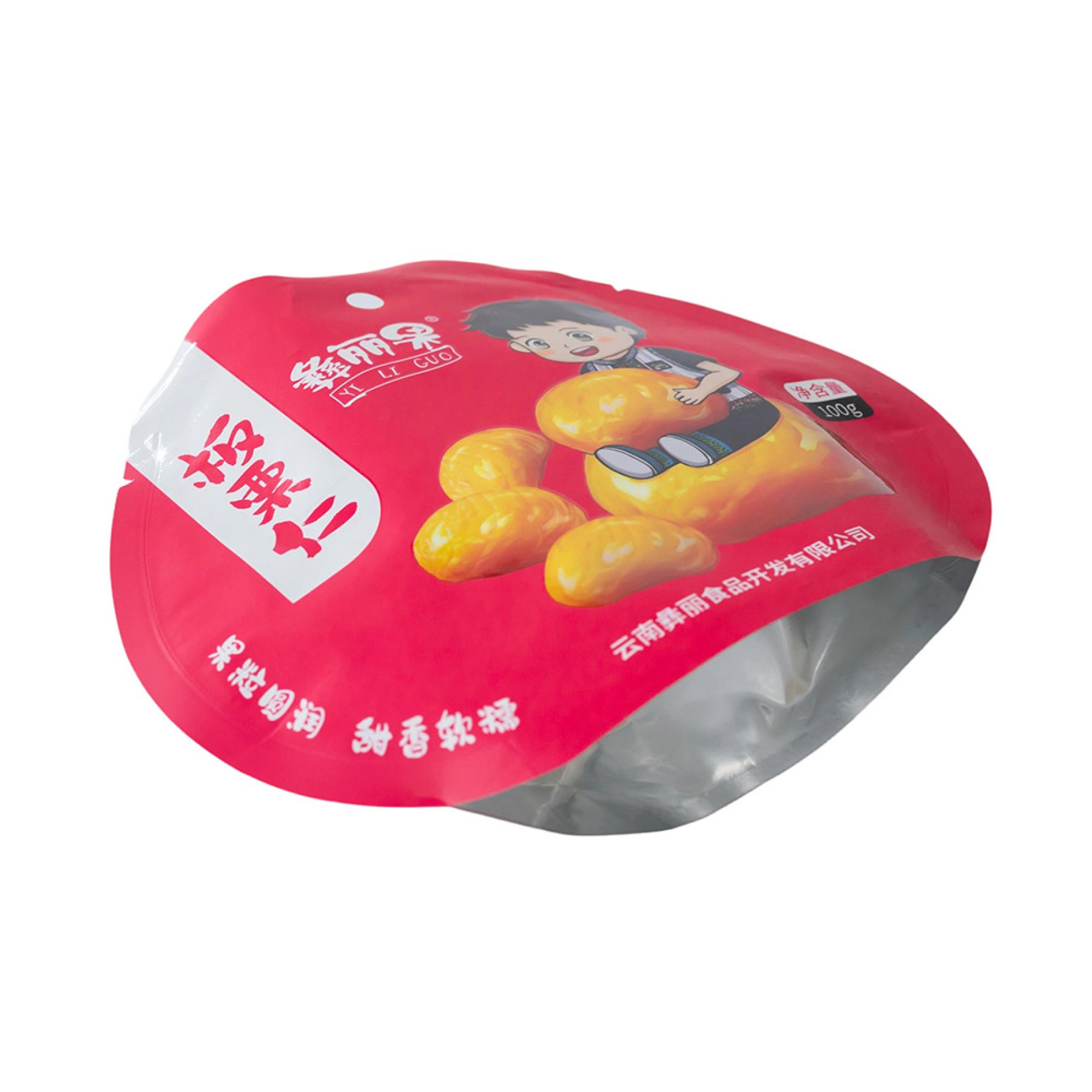 Irregularly Shaped Three-side Sealed Hanging Bag