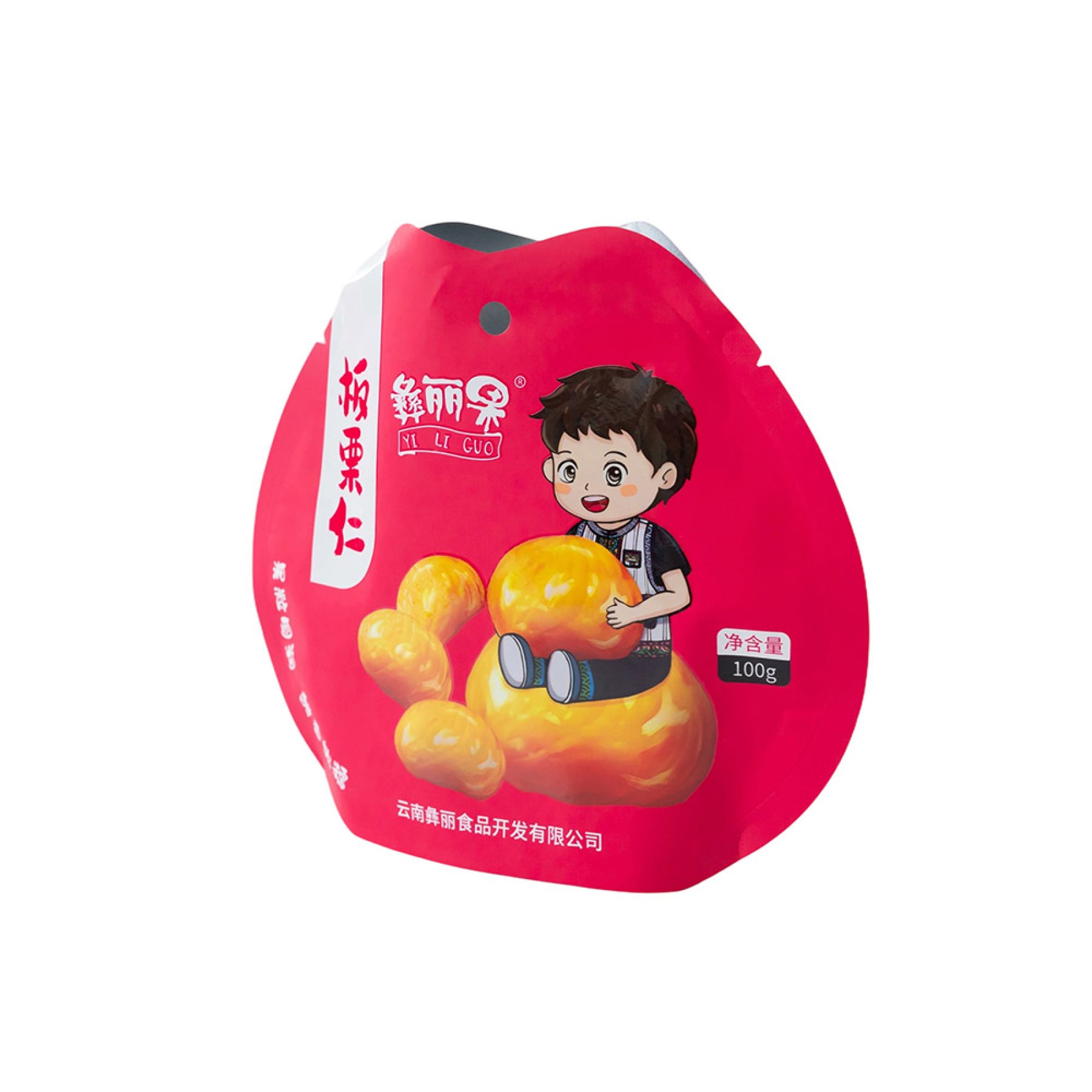 Irregularly Shaped Three-side Sealed Hanging Bag