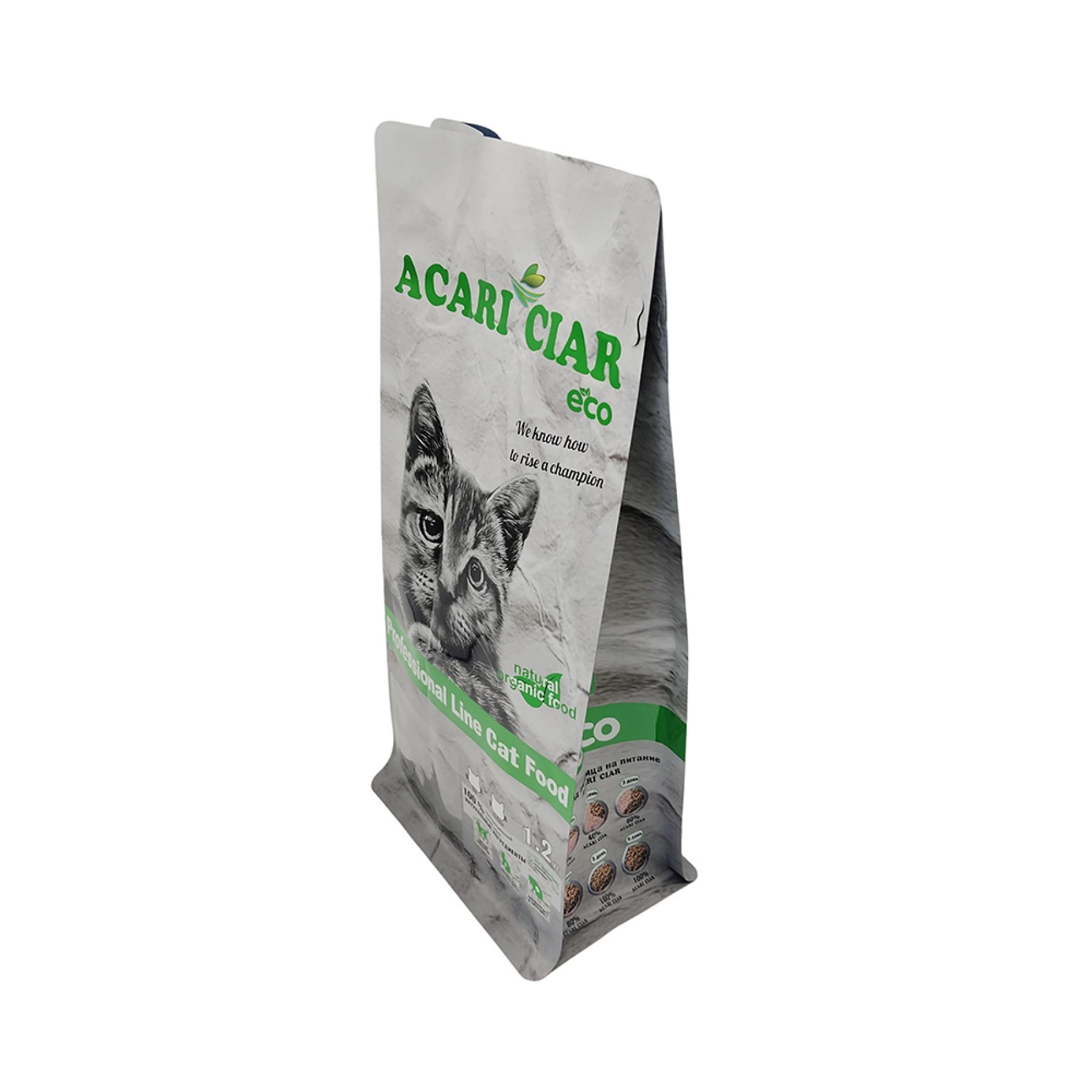 Octagonal seal stand-up pouch