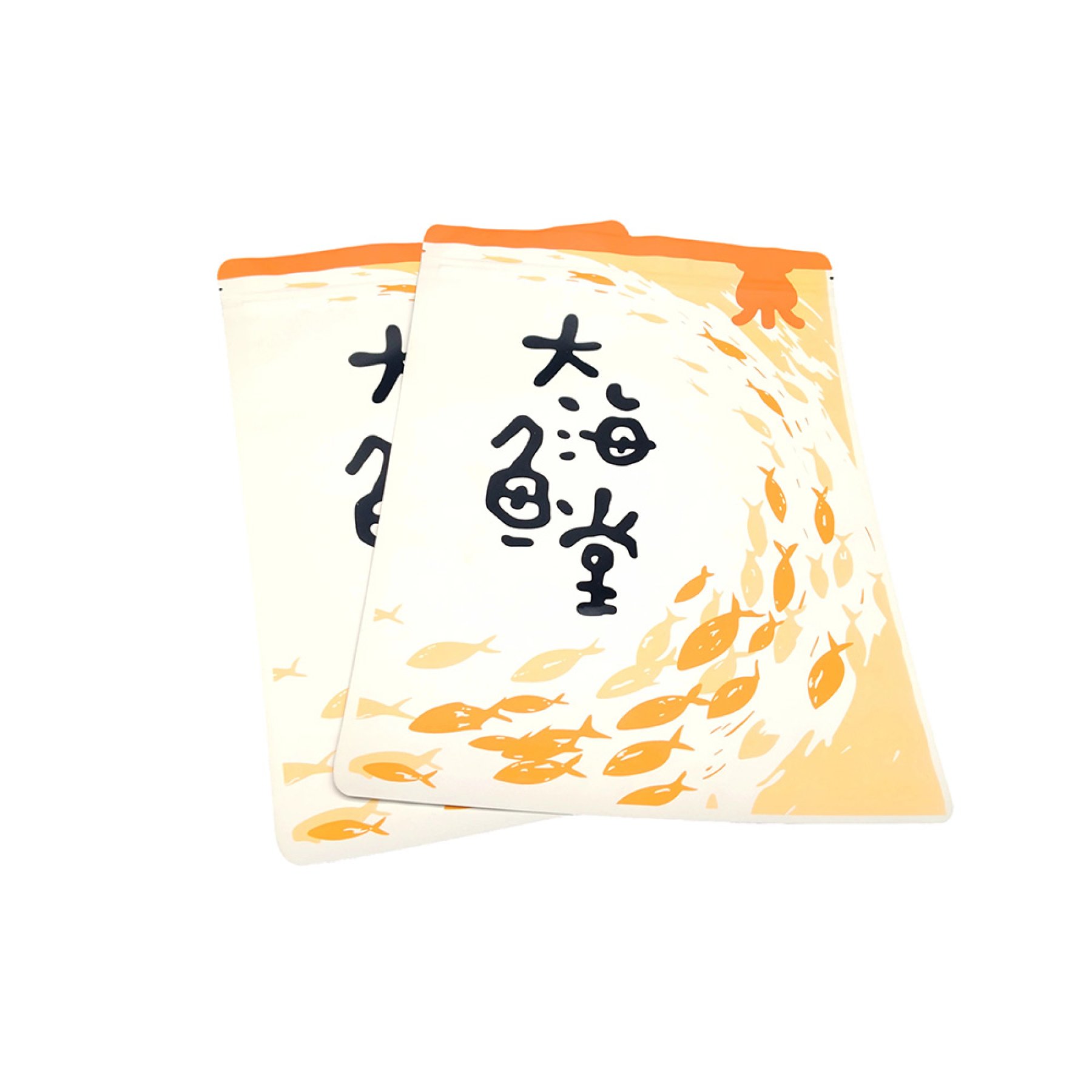 Big Fish & Begonia- Zipper Three-Side Seal