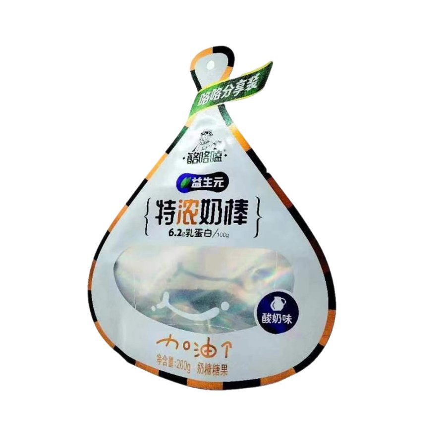 Irregular three-sided sealing hole window bag