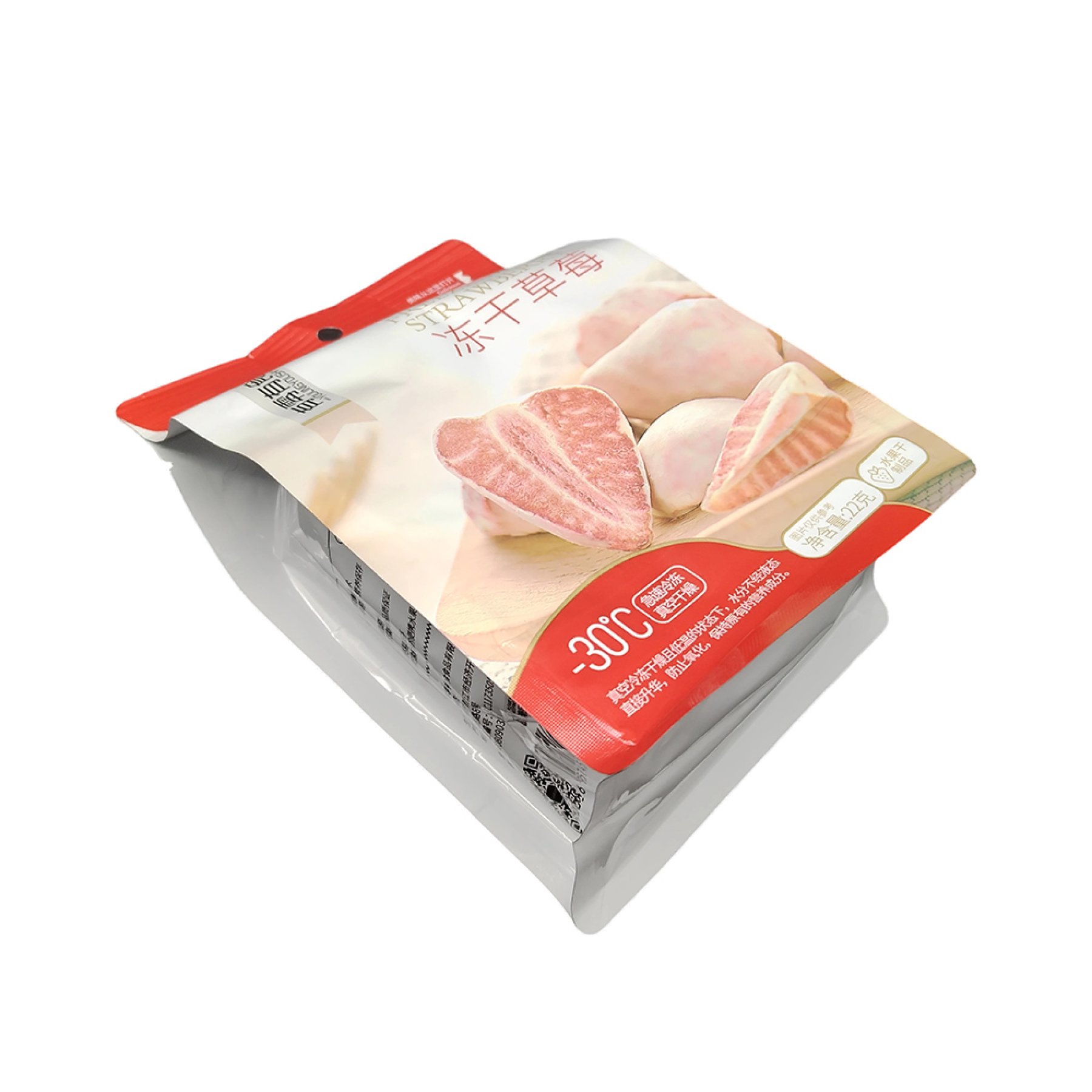 Pet-Freeze-Dried Strawberries-Octagonal Seal