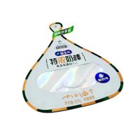 Irregular three-sided sealing hole window bag