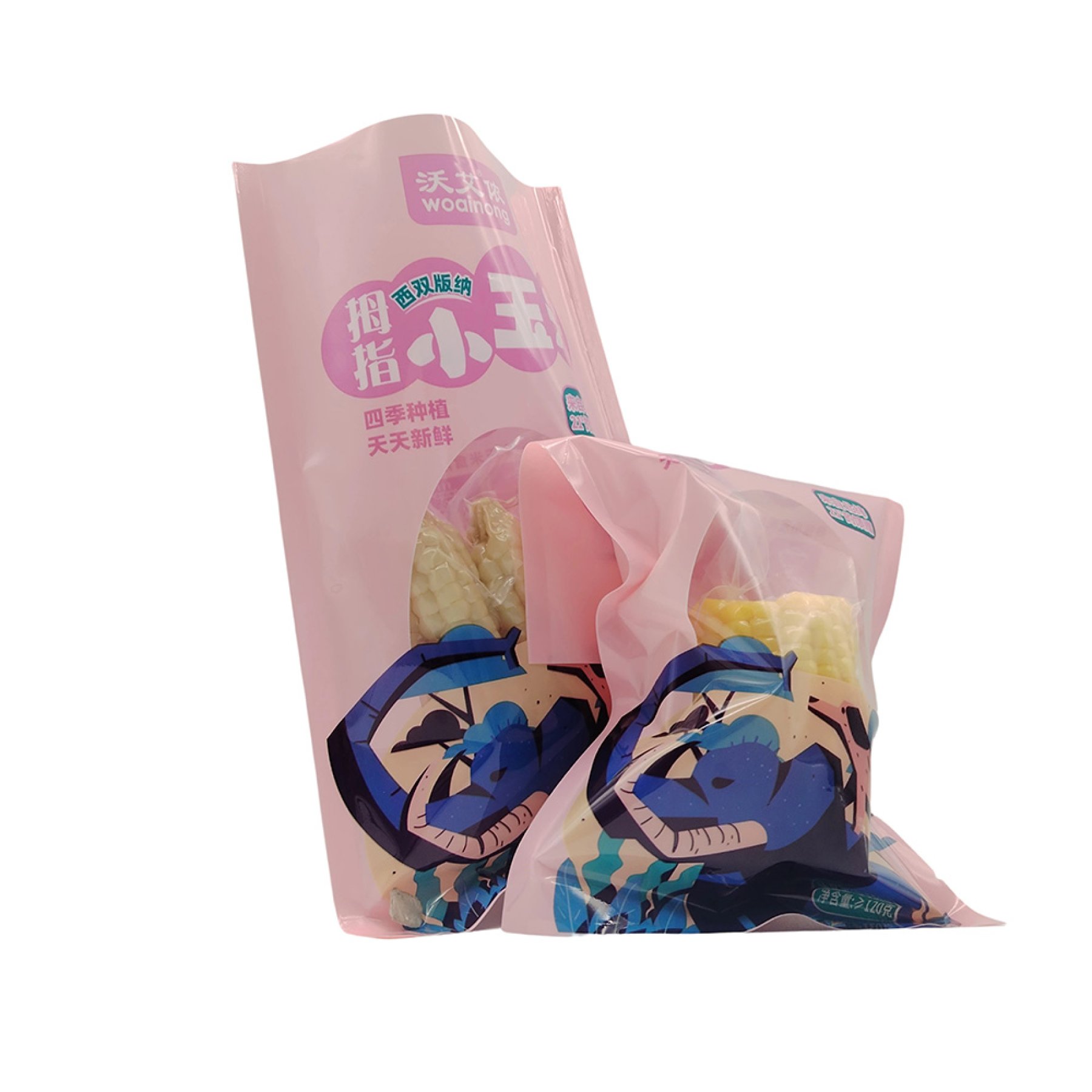 Stand-Up Zippered Window Pocket