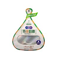 Irregular three-sided sealing hole window bag