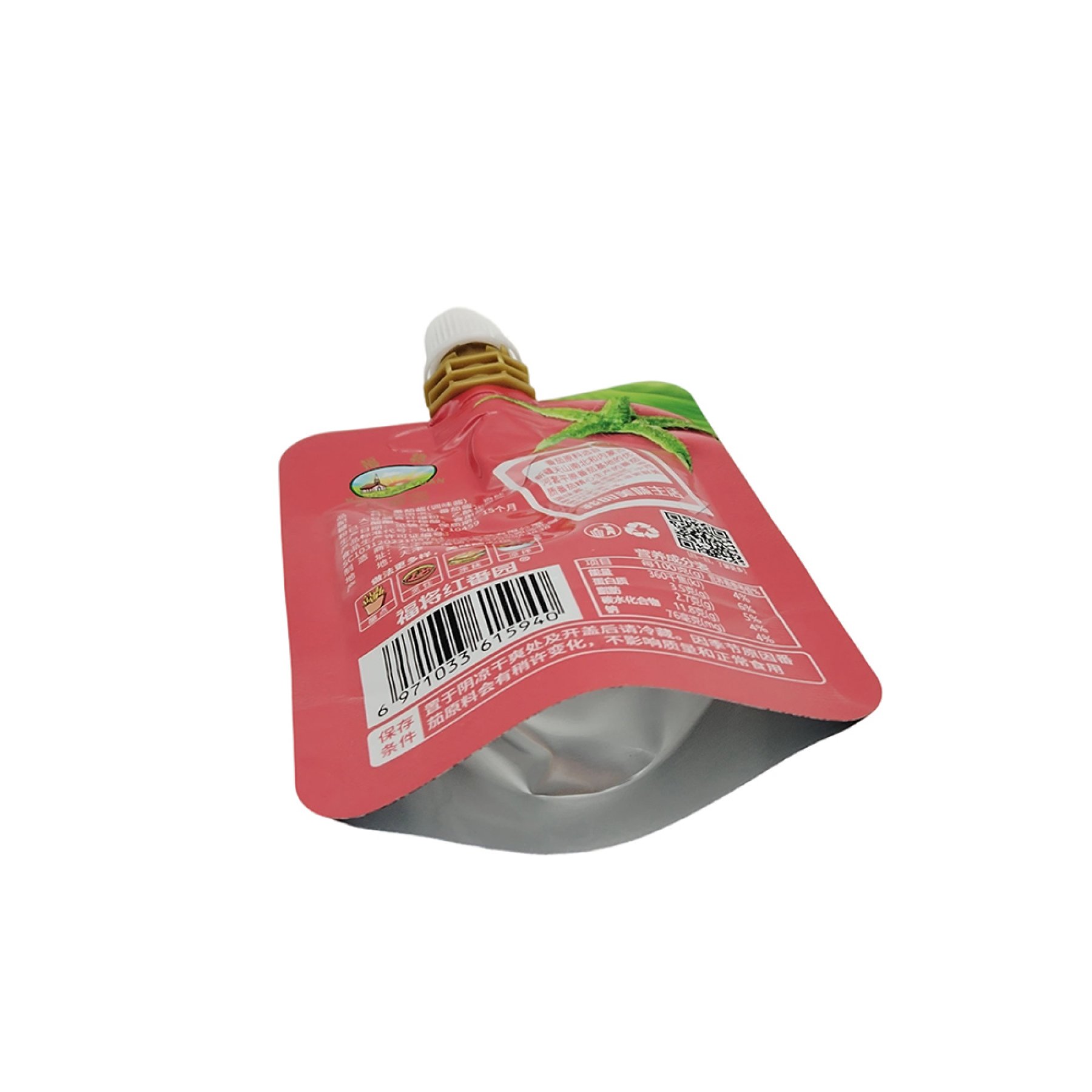 Tomato Jam Spout Pouch