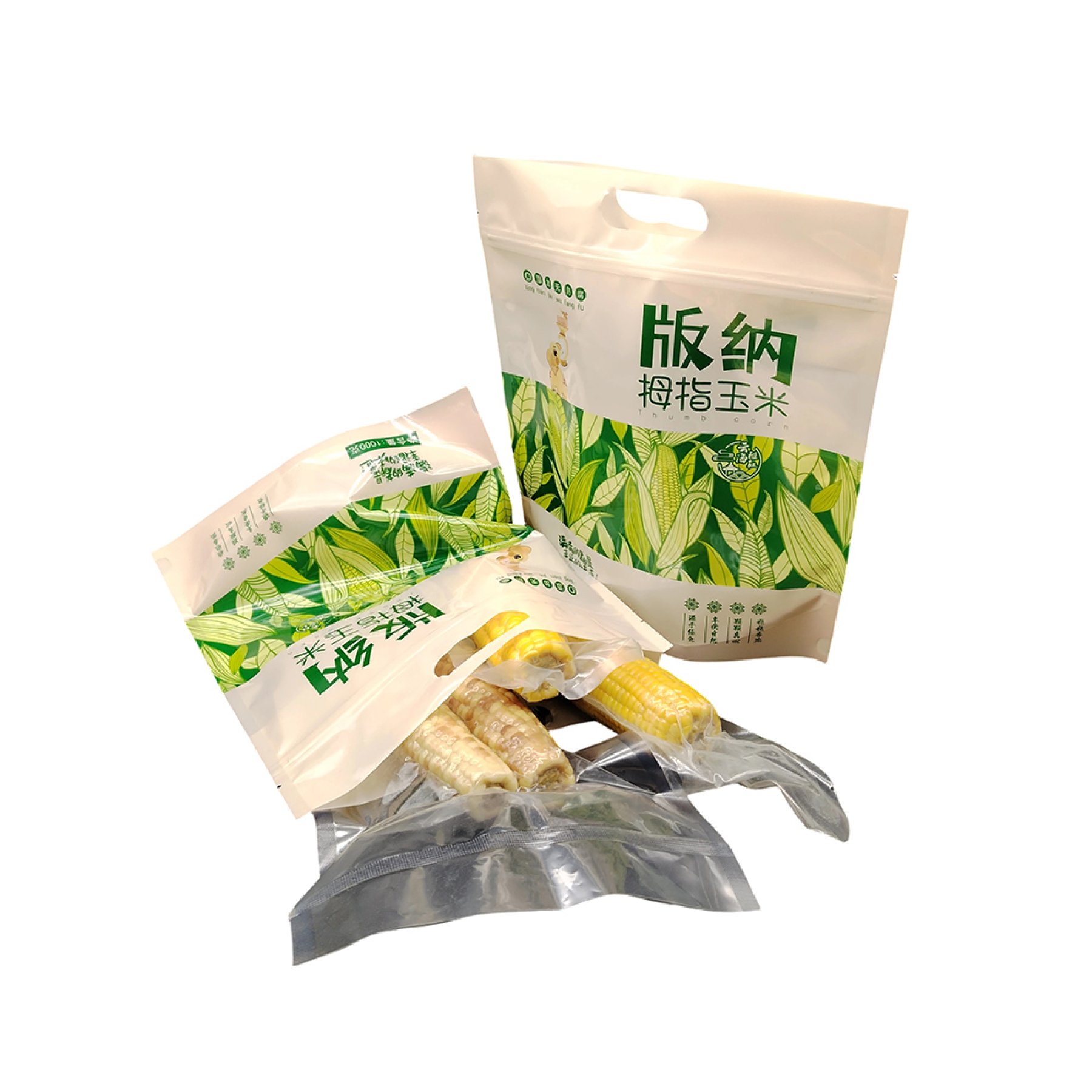 Corn high-temperature retort pouch