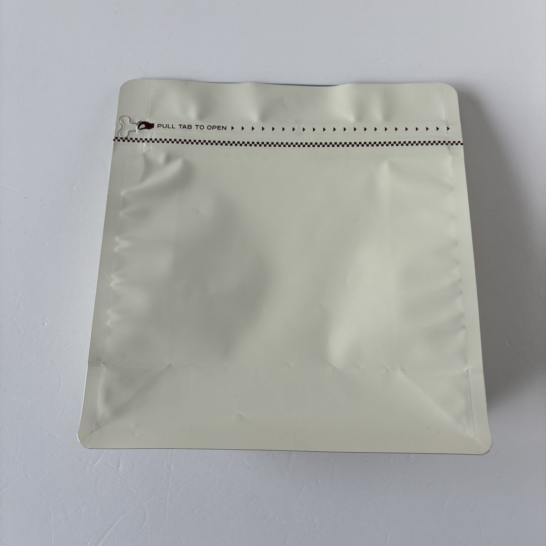 White Resealable Pouch