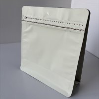 White Resealable Pouch