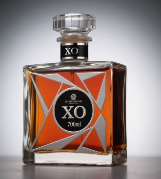 500 ML XO liquor glass bottle
