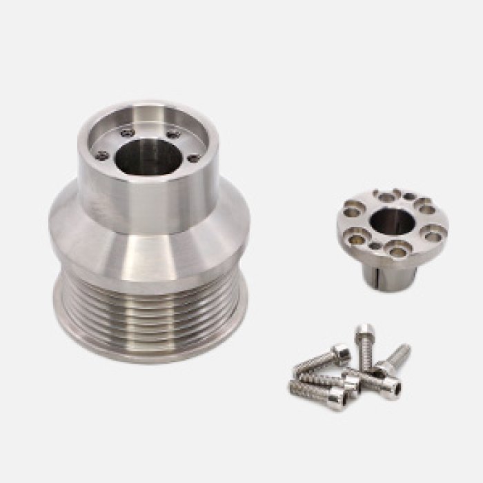 Customized Precision Machining/CNC Machinery Stainless Steel Pulley Machining Parts for Auto/Car/Motorcycle