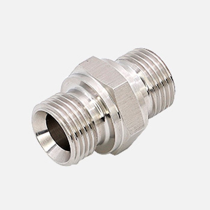 Straight Coupling Nipple Hydraulic Pipe Fitting Male Equal Straight Hydraulic Connector