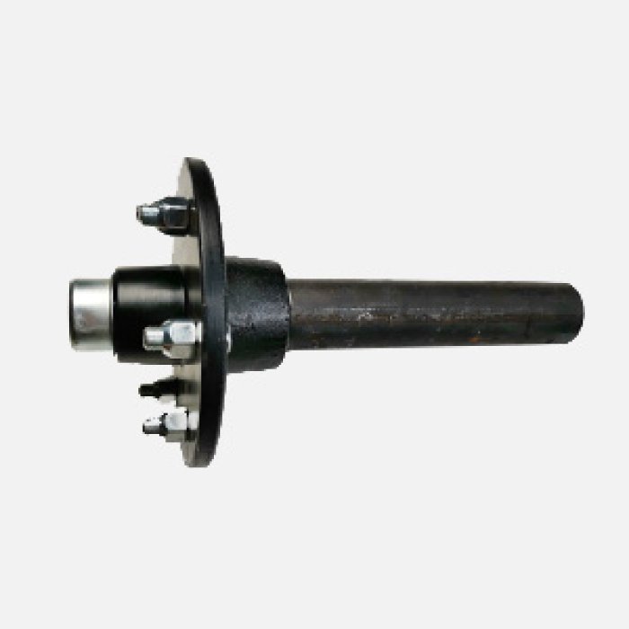 cage trailer lazy hub stub axle