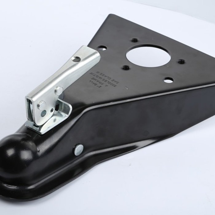 China Class III a-Frame Trailer Coupler with 2" Ball 5000lbs  Capacity, Powder Coated Black