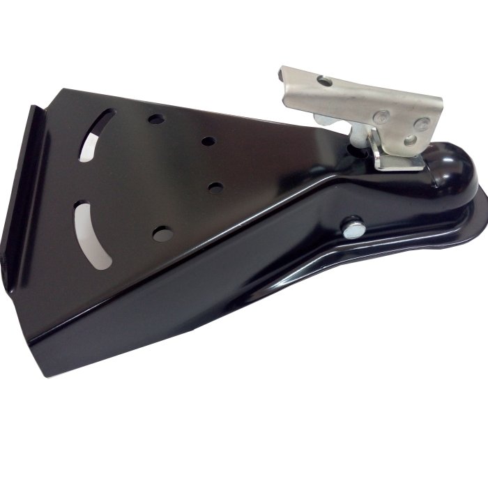European American Class III a-Frame SAE Trailer Coupler with 2" Dia Ball 5000lbs Capacity, Powder Coated Black