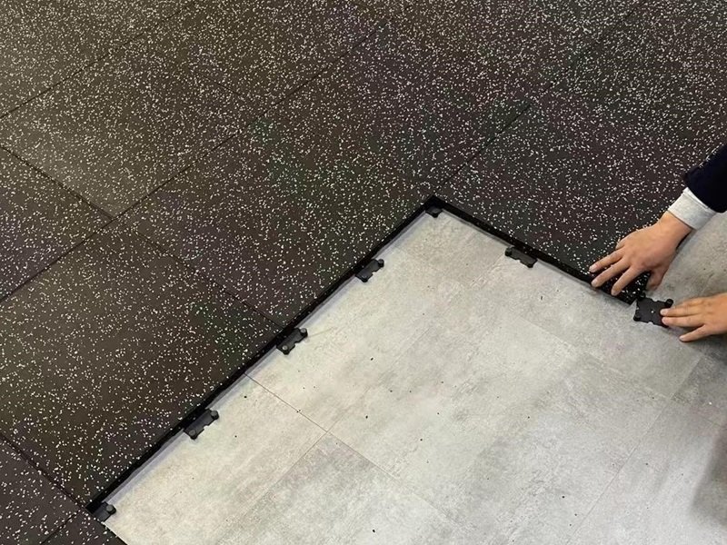 Easylock Gym Rubber Tiles– No Glue & Fast Installation