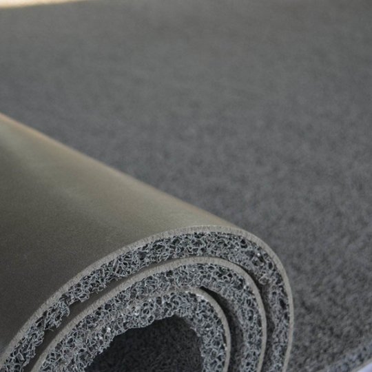 Anti-Slip PVC Spaghetti Site Mat  With Foam Backing