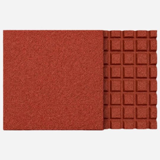 Shock-Absorption Rubber Tiles For Outdoor Workout Playground
