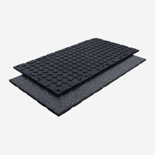 Commercial Connector Gym Rubber Floor Tile – 100cm x 50cm