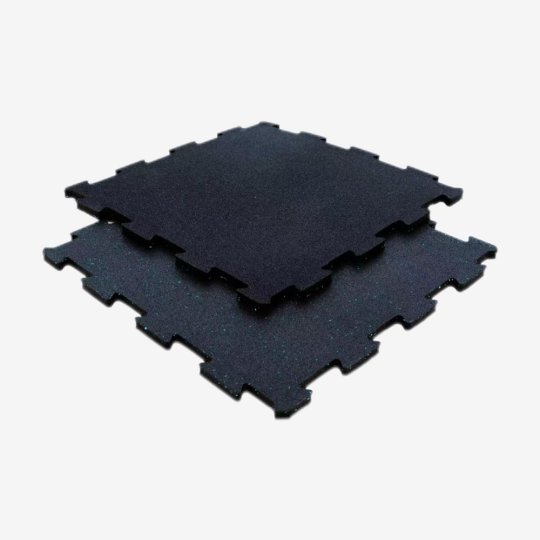 Speckled Interlocking Heavy-Duty Gym Rubber Mat 15/20/25mm Thickness