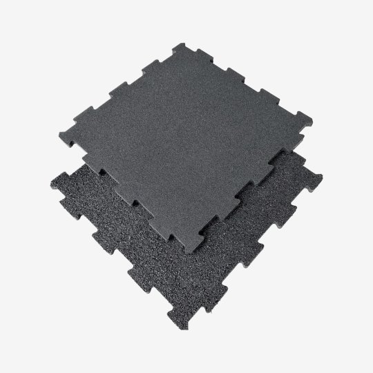 Wholesale Black Eco-Friendly Interlocking SBR Rubber Tile 15/20/25mm