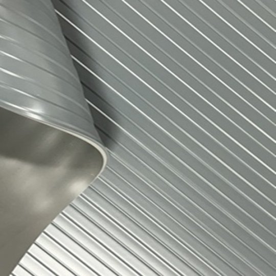 High quality Anti Slip PVC Rubber Floor Mat Ribbed Shape non-slip