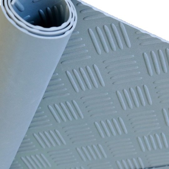 TODO 3mm Thick Floor Protector 5-bar checkerTPE Mat Non-Slip Water & Stain Resistant