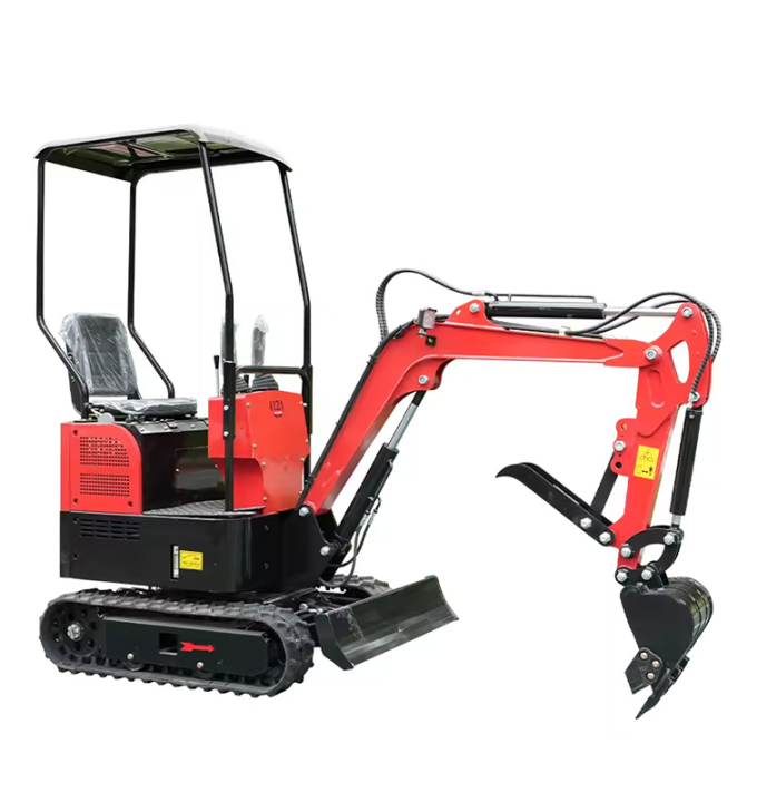 Miniexcavadora de 1,2 toneladas con cabina