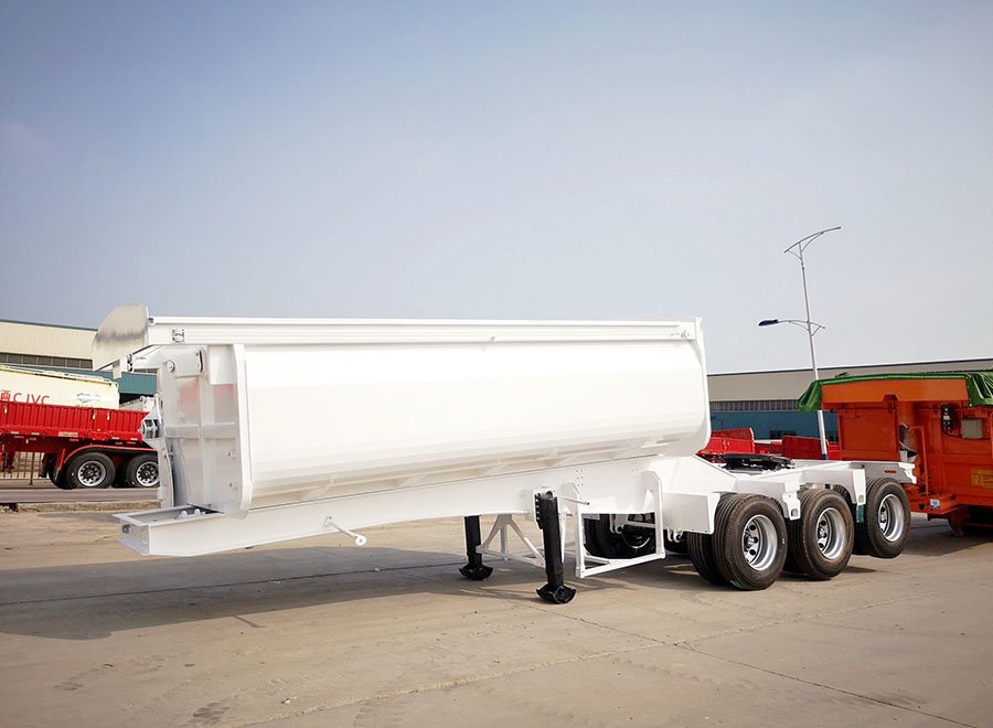 super link side tipper trailer 3+3 axle