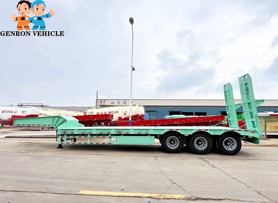 Heavy machinery low loader
