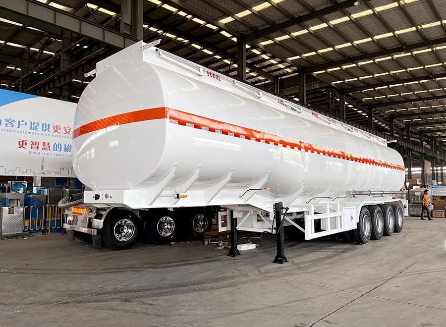 4 axle fuel tanker trailer