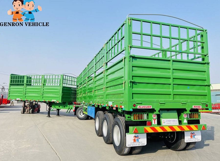 Super Link B-Double fence semi trailer 70 ton