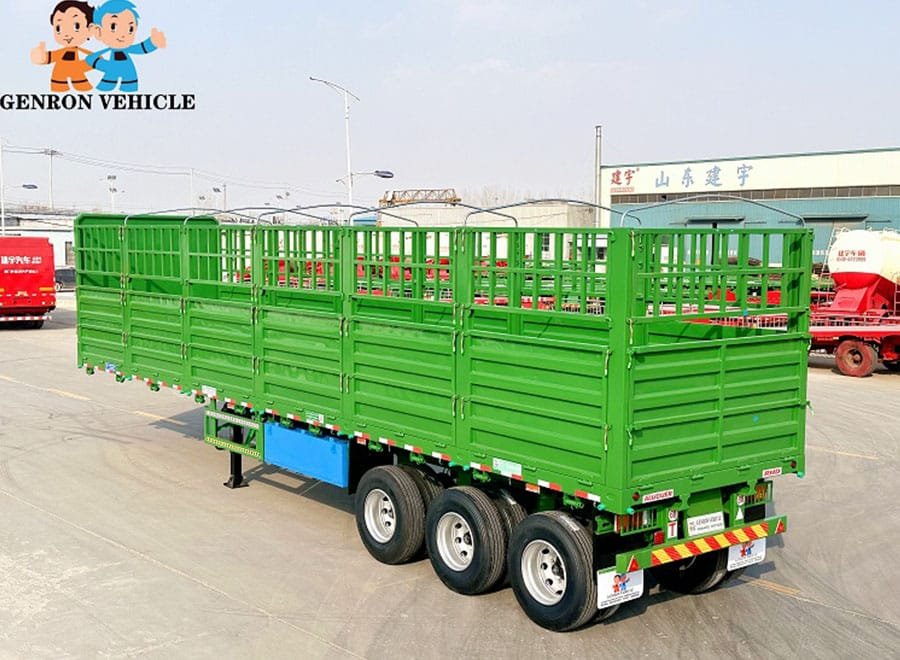 heavy duty livestock transport trailer