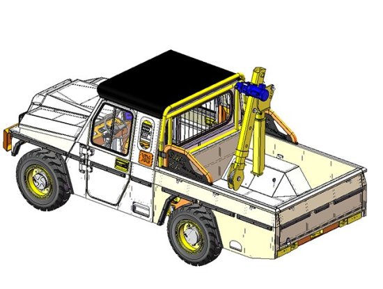 FMK-1B Material carriers with crane