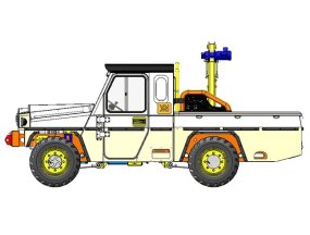 FMK-1B Material carriers with crane