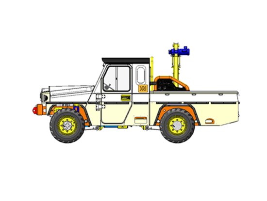 1.5–2 Ton Single-Arm Crane Material Transport Vehicle