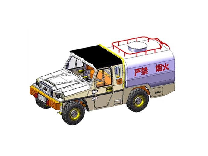 Underground oil truck