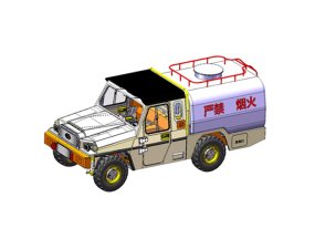Underground oil truck