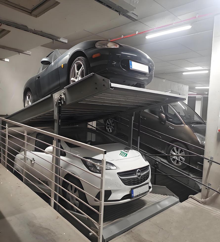 _0144_2 cars tilting pit parking lift 2