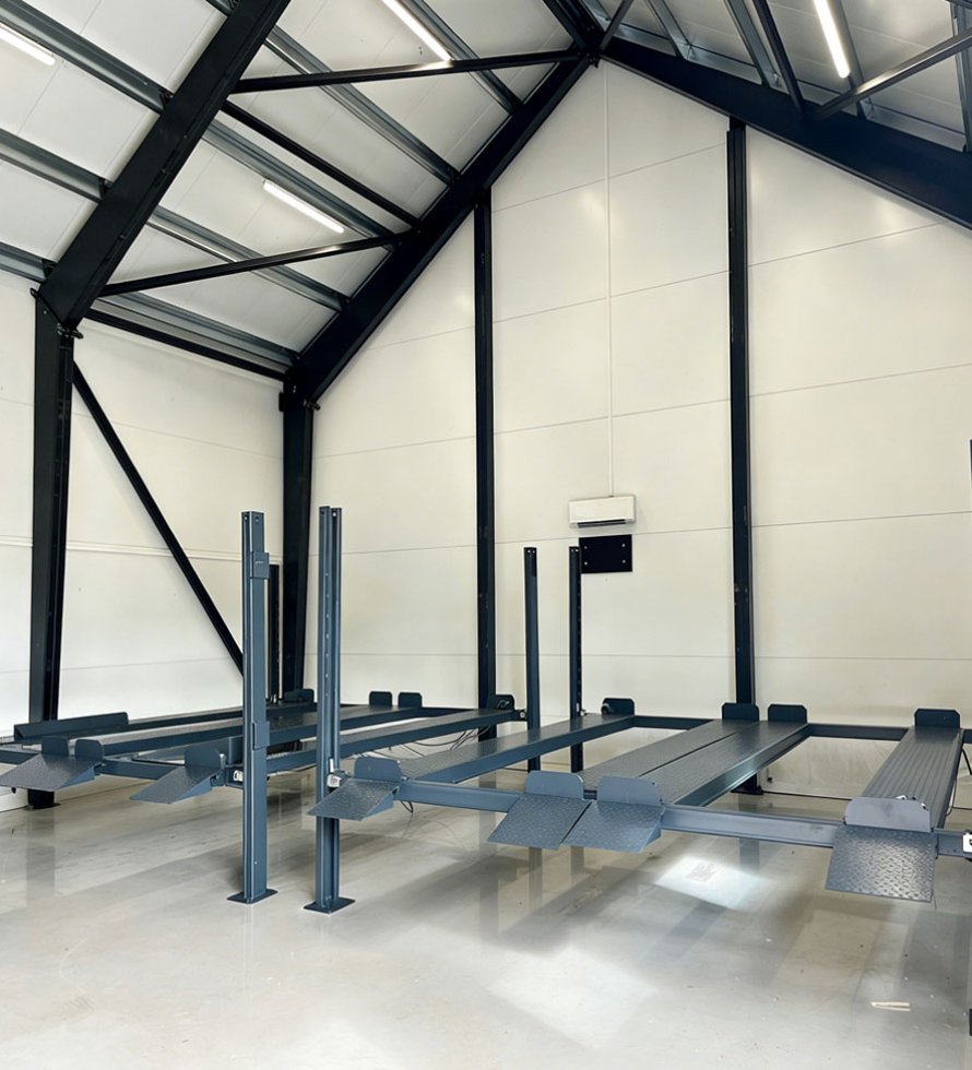 _0000_4 Cars Four Post Parking Lift 10