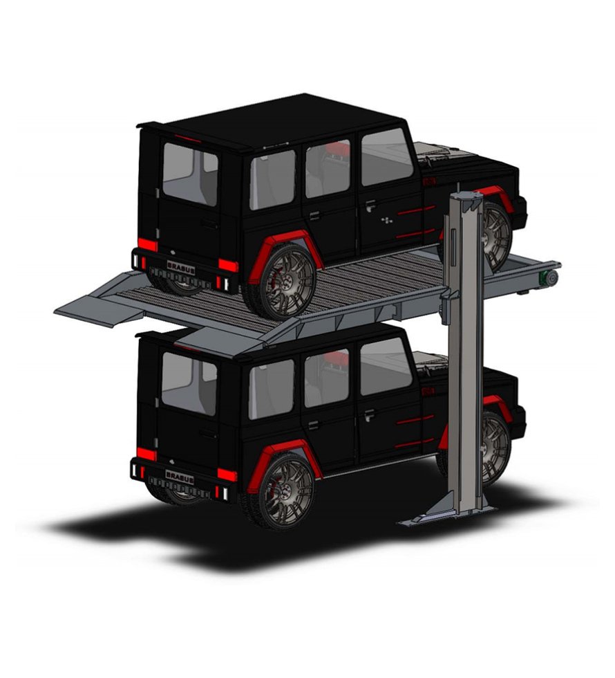 _0061_Motor drive two post parking lift 2