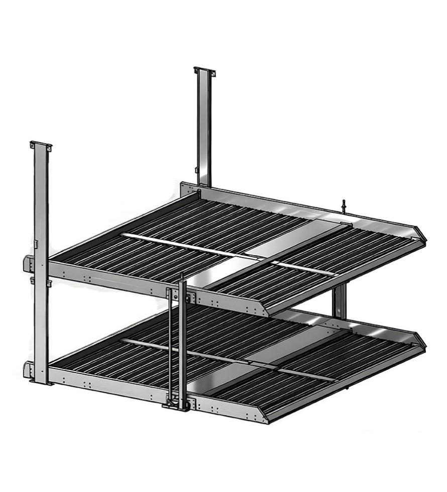 _0136_4 cars pit parking lift