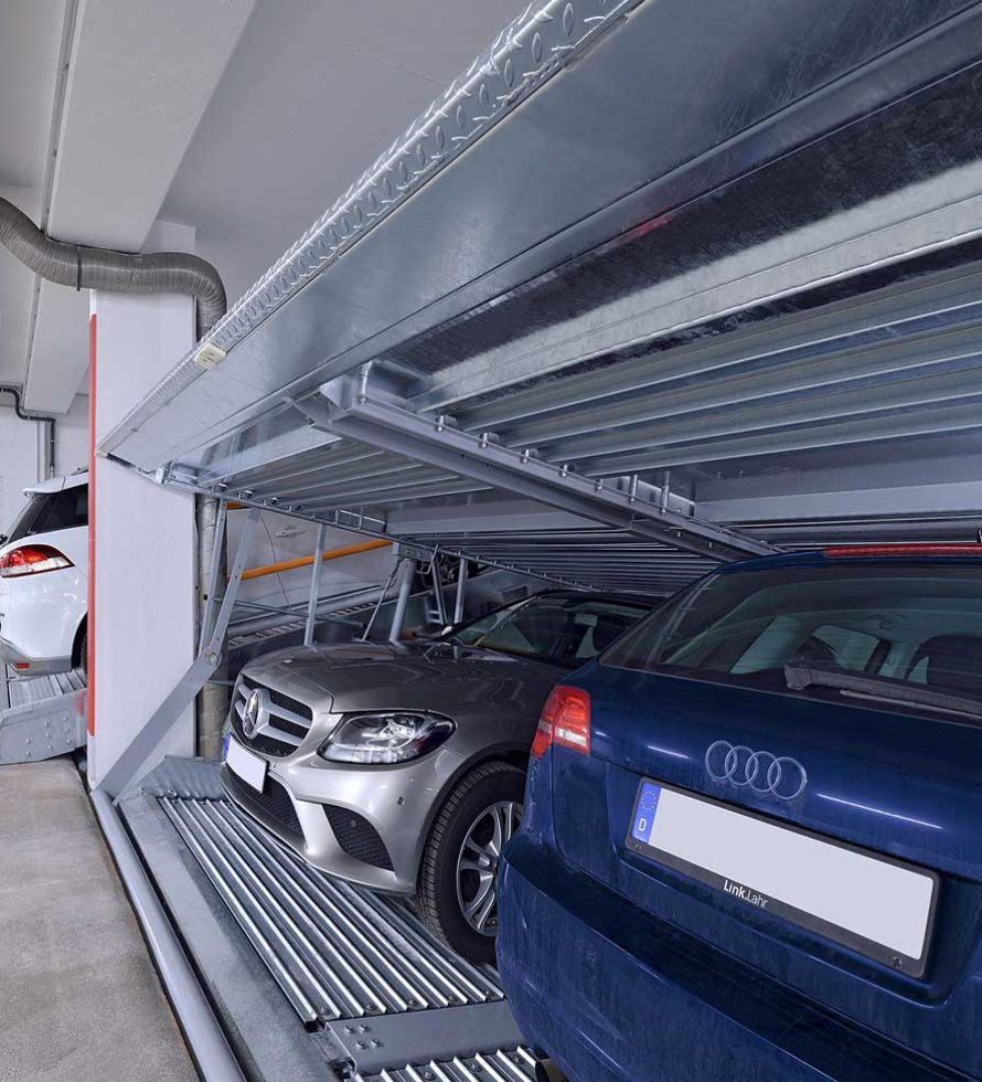 Home Garage CE Certificate Hydraulic Underground Inclined Car Stacker Auto Elevator with Pit Vehicle Parking Lift