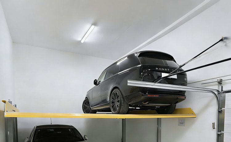 Hydraulic Pit Double Levels 4 Cars Vehicle Storage Parking Lift