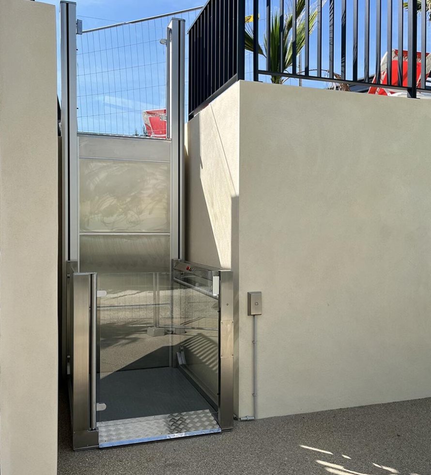 Vertical Barrier Free Lift Platform Wheelchair Lifts Indoor Outdoor