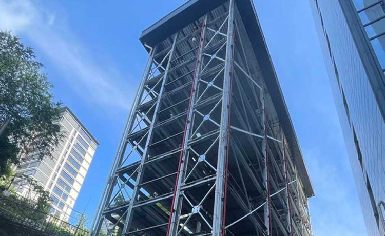 Automated Tower Parking Stacker Crane System