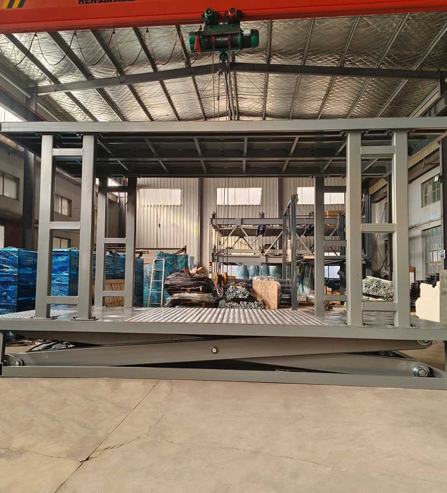 _0182_1 Two Deck Scissor Lifting Platform