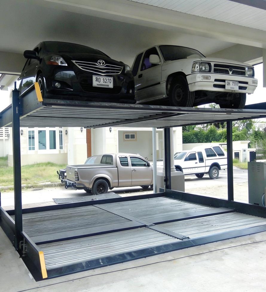 _0137_3 four cars pit parking lift