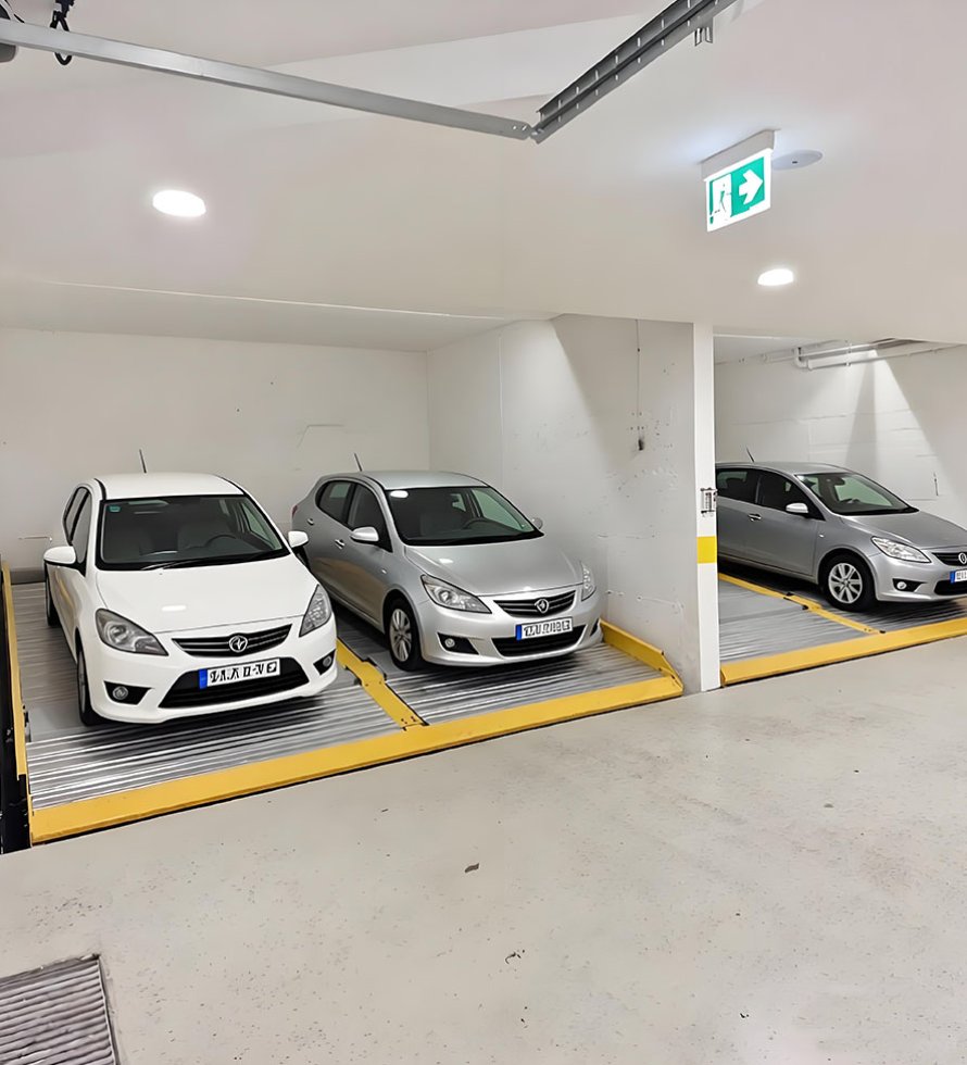 _0153_4 cars tilting pit parking lift