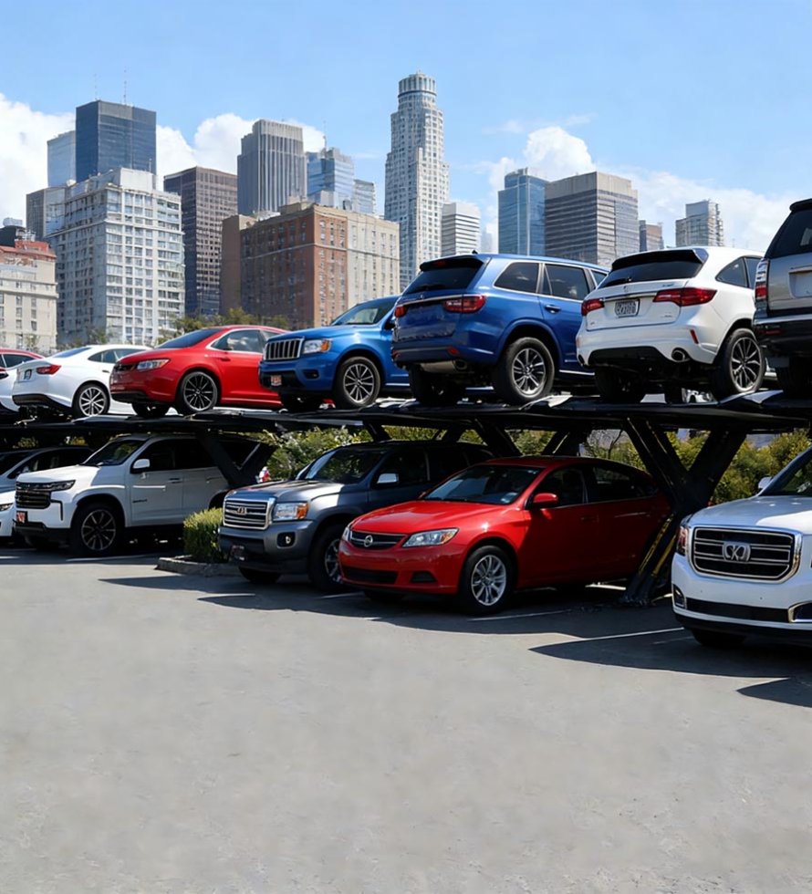 Scissor Double Car Parking Lift